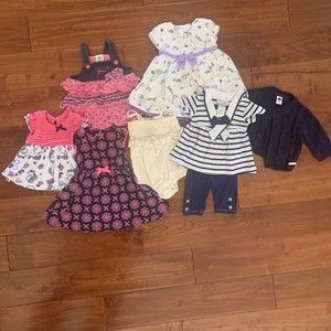 3-6 Month Dress Lot Gymboree Space & Sparkles Guess Carters Janie & Jack Sweater